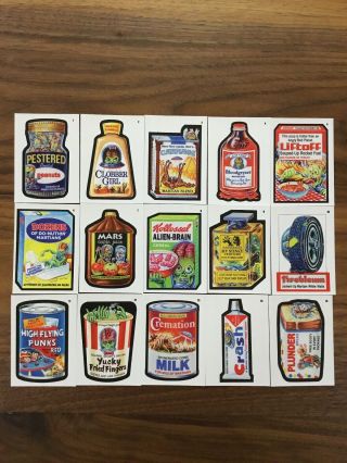 2019 Topps On - Demand Set 15 - Mars Attacks Wacky Packages Set Of (15) Series 2