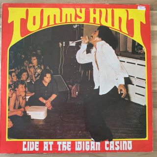 Tommy Hunt ‎– Live At The Wigan Casino - 1975 Vinyl Lp - Good (vg/g, ) - Srlp117