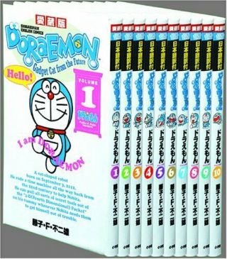 Doraemon English 1 - 10 All Complete Set Comic Manga Fujio Fujiko
