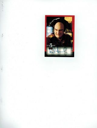 Babylon 5 Season 4 Autograph Card A4 Peter Jurasik Londo Mollari