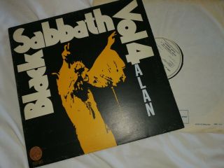 Black Sabbath Vol 4 Vertigo Swirl 6360071 Vinyl Lp