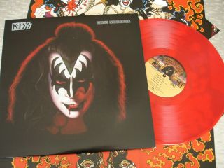 Kiss Gene Simmons Solo Color 40th Anniversary Lp 2018 Universal W/color Poster