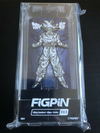 Eccc Figpin Dragon Ball Ultra Instinct Goku 383 Le750 In Hand