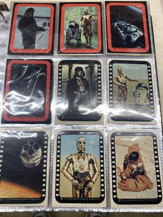 Star Wars A Hope 1977 Sticker Set 3