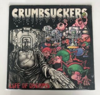Crumbsuckers Life Of Dreams Lp Orig 1986 Combat Core Thrash Nyhc