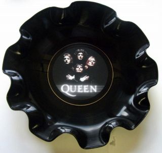 X 3 Queen Freddie Mercury Vinyl Lp Retro Bowls Quality Items Night At Opera Etc