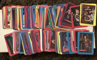 1985 Rock Star Concert Cards Near Complete Set Of 108