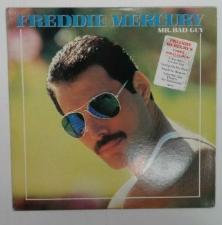 Mr.  Bad Guy By Freddie Mercury - 1985 Vinyl Lp - Columbia ‎– Fc 40071 - Like