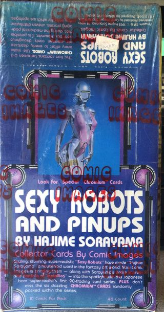 Sorayama Sexy Robots - Comic Images Box Of Cards & Rare