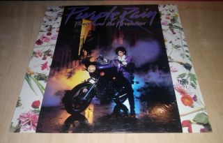 Prince & The Revolution: Purple Rain 1st Press With Poster In Shrink Ex