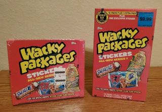 Wacky Packages Stickers Series 1 2004 Box,  2004 Bonus Box Bundle (&)
