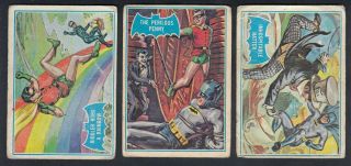 1966 Topps Batman Blue Bat Cards - Full Set 44/44