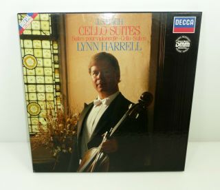 Lynn Harrell / J.  S.  Bach " Cello Suites " M - Decca 2 - Lp Box 6.  35688 Digital Stereo