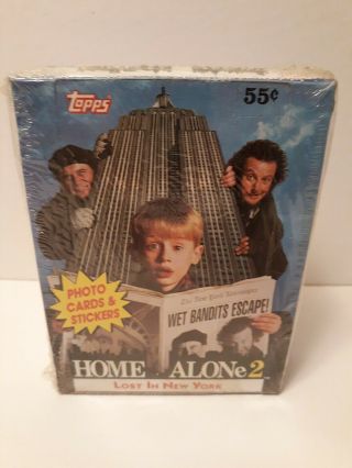 1992 Topps Home Alone 2 Lost In York Trading Cards Box