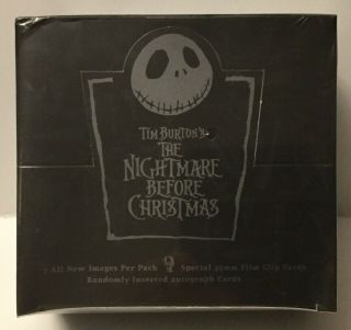 Rare Nightmare Before Christmas Trading Card Box - Burton Auto ? - Box 2