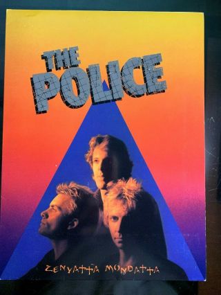 The Police - Zenyatta Mondatta Lp Rare Custom Press Kit From 1980