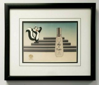 Pepe Le Pew Animated Commercial Production Cel 1992 Render - Vous At Marshalls
