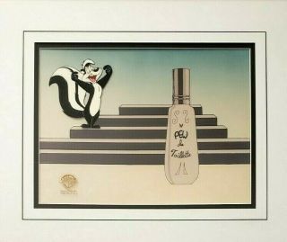 Pepe Le Pew Animated Commercial Production Cel 1992 RENDER - VOUS AT MARSHALLS 2