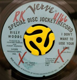 Northern Soul 45 - Billy Woods - I Don 