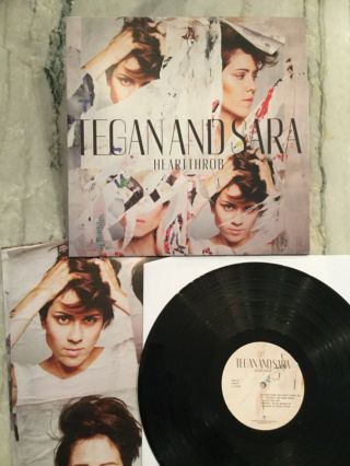 Tegan And Sara Heartthrob Oop Vinyl Record Rare