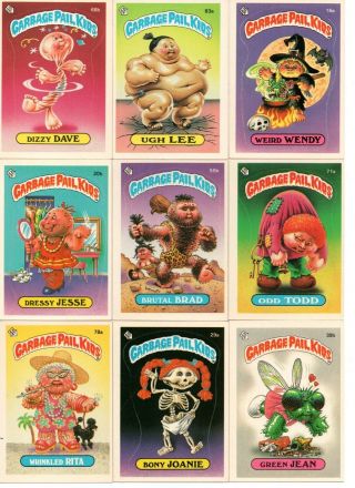 (15) 1985 Garbage Pail Kids Series 1&2
