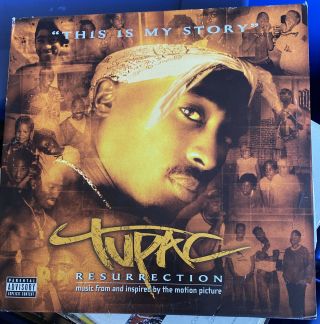 2pac Tupac - Resurrection This Is My Story Lp Vinyl Promo 2003
