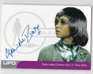 Ufo Series 2 - Autograph Card Gb1,  Gabrielle Drake - Unstoppable Cards 2019