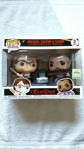 Funko Pop Movies: Office Space 2 - Pack Michael Bolton & Samir Limited Edition