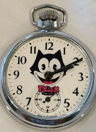 Felix The Cat 1930 ' s Rare British Watch By Ingersoll 2