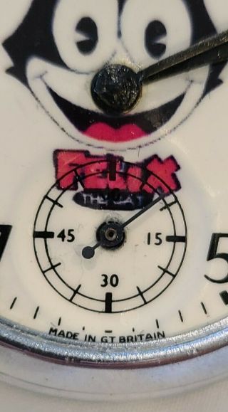 Felix The Cat 1930 ' s Rare British Watch By Ingersoll 3
