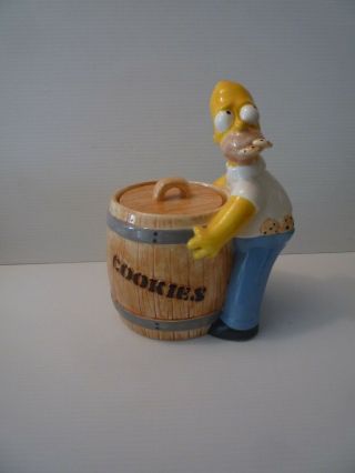 Homer Simpson Cookie Jar Treasure Craft Vintage 1995 9 " X 11 " The Simpsons