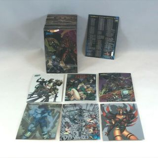Wildstorm Archives Series 1 (1995) Complete All Chromium Art Card Set Backlash