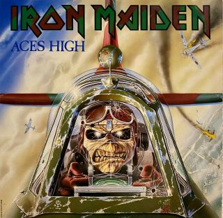 Iron Maiden - Aces High - Vinyl 12 " Single - 1984 Uk Import - Rare