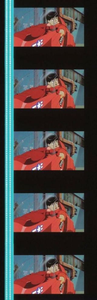 Akira 35mm Movie Film Kaneda Bike Film Cell 1988 Otomo Anime Japan Manga