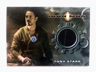 Rittenhouse Iron Man Robert Downey Jr As Tony Stark Shirt Costume Card