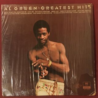 Al Green Greatest Hits - 1975 First Press Lp On Hi Records Nm In Shrink
