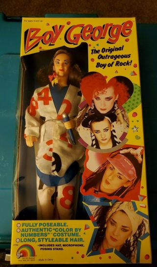 Boy George Doll Culture Club 12in Figure Vintage Made In 1984 Ljn