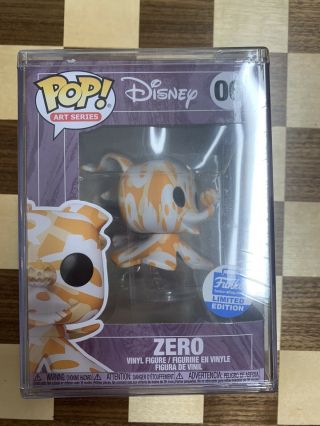Funko Pop Disney Zero Limited Edition Art Series 6 In Hand