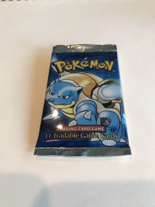 1999 Pokemon Base Set 1st Edition Blister Pack Empty For Display Cond 3