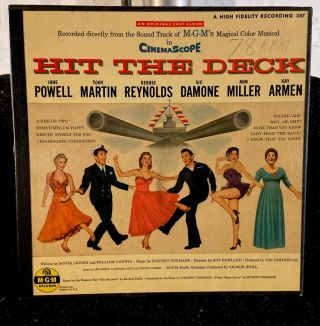 Hit The Deck Movie Musical 78 Record Set Debbie Reynolds Jane Powell