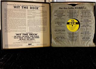 Hit The Deck Movie Musical 78 Record Set Debbie Reynolds Jane Powell 2