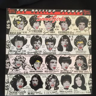 The Rolling Stones Some Girls 1978 1st Press Cen.  Cover Coc 39108 Play Test Vg,
