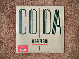 Led Zeppelin Coda Remastered Deluxe Edition Triple Vinyl Lp