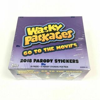 [hobby Box] 2018 Topps Wacky Packages Factory Go To The Movies 24 Packs