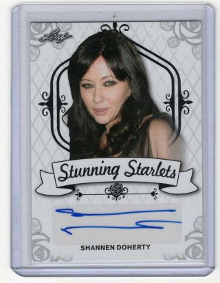 2016 Leaf Shannen Doherty Stunning Starlets Autographed Card Rare Auto