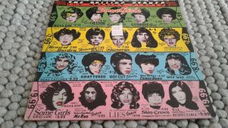 The Rolling Stones ‎– Some Girls Lp Uncensored Withdrawn Sleeve 1978