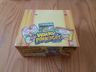 Wacky Packages Stickers Series 11 Topps 2013 Box Retail 16 Packs