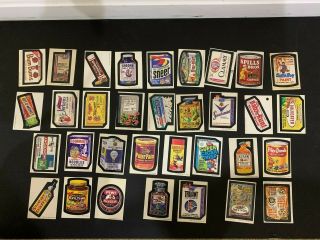 1974 Topps Wacky Packages 6th Series 6 Complete With Checklist Puzzle Set 42/42