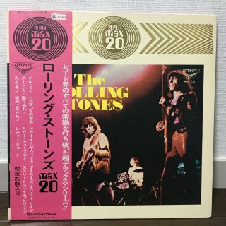 Rolling Stones / Max 20 Japan Issue Lp W/obi,  Filed Booklet