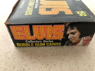 1978 BOXCAR DONRUSS ELVIS PRESLEY BUBBLE GUM CARDS BOX OF 36 WAX PACKS 3